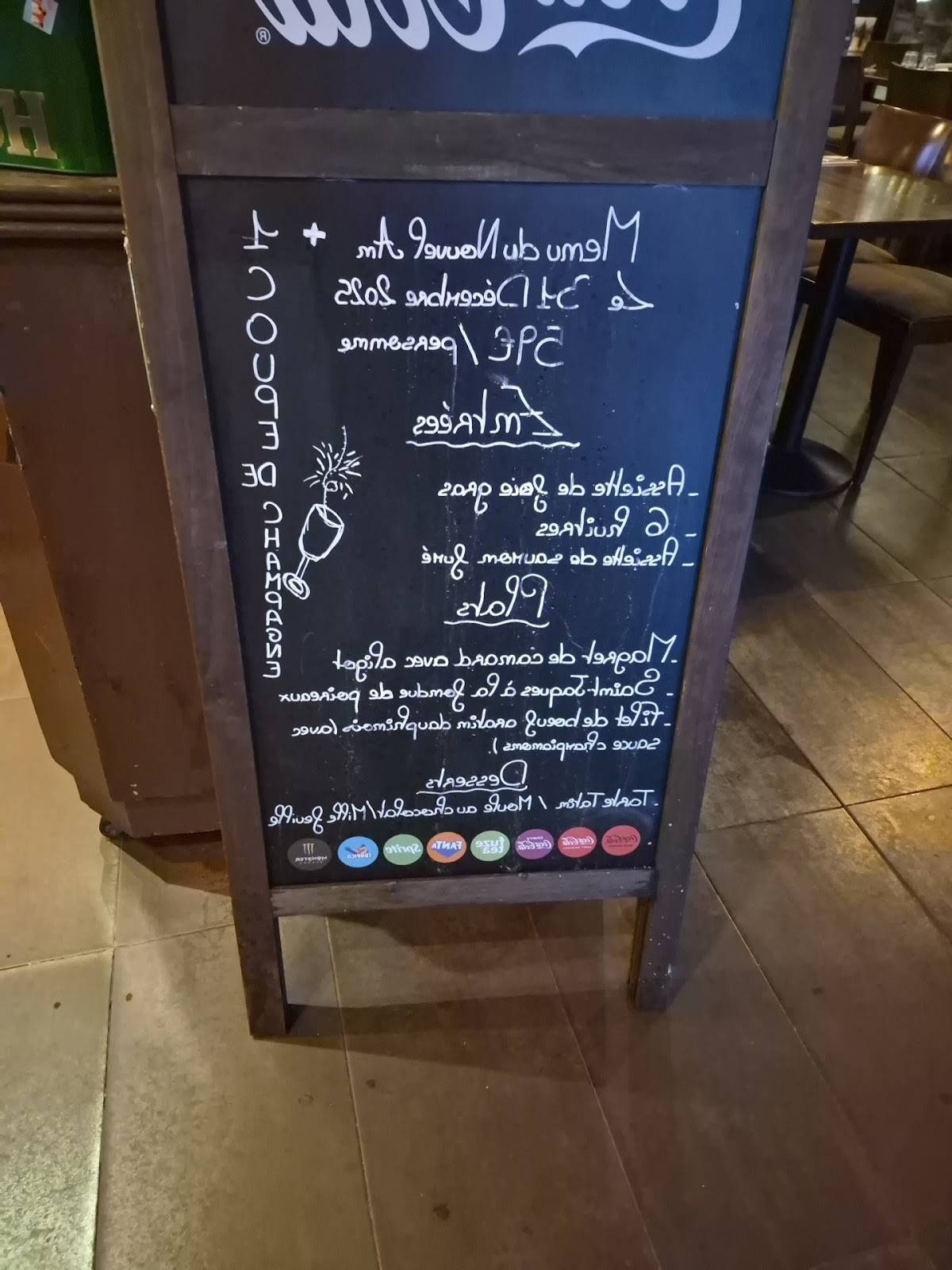 Café Coté Rive меню