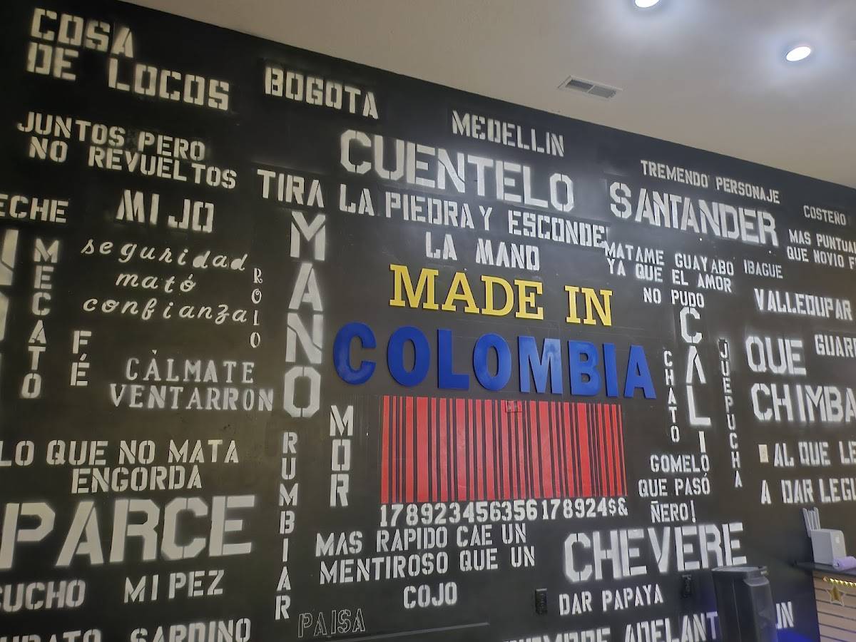 Colombian County меню