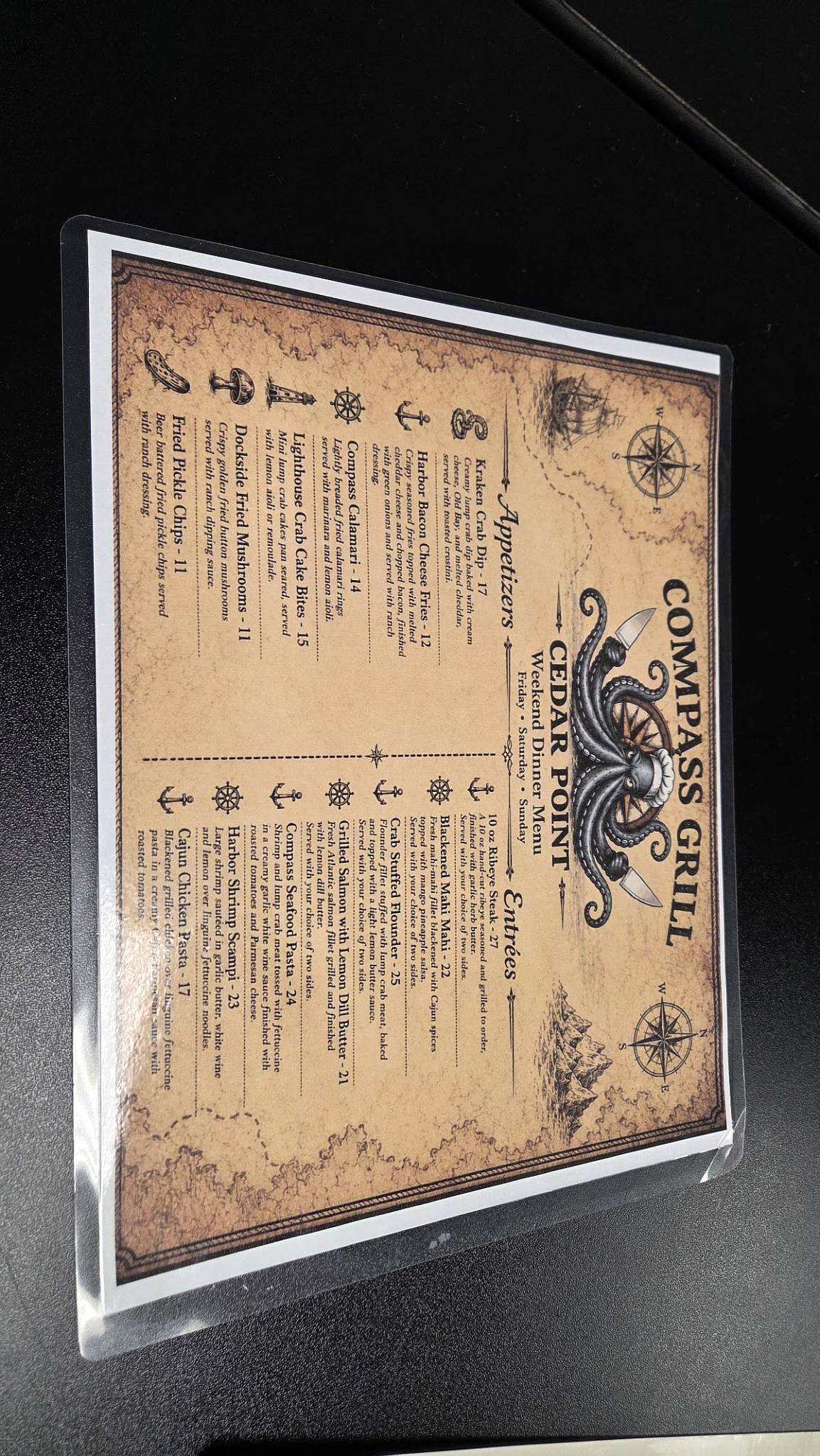 Compass Grill меню