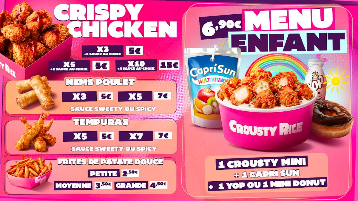 Crousty Rice - Tarbes меню