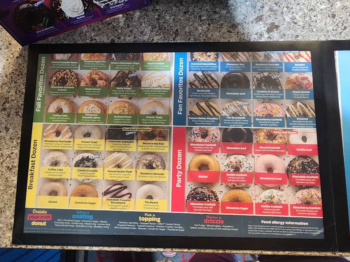 Duck Donuts меню