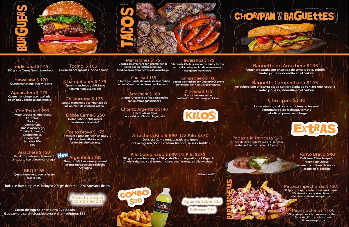 El Grill меню
