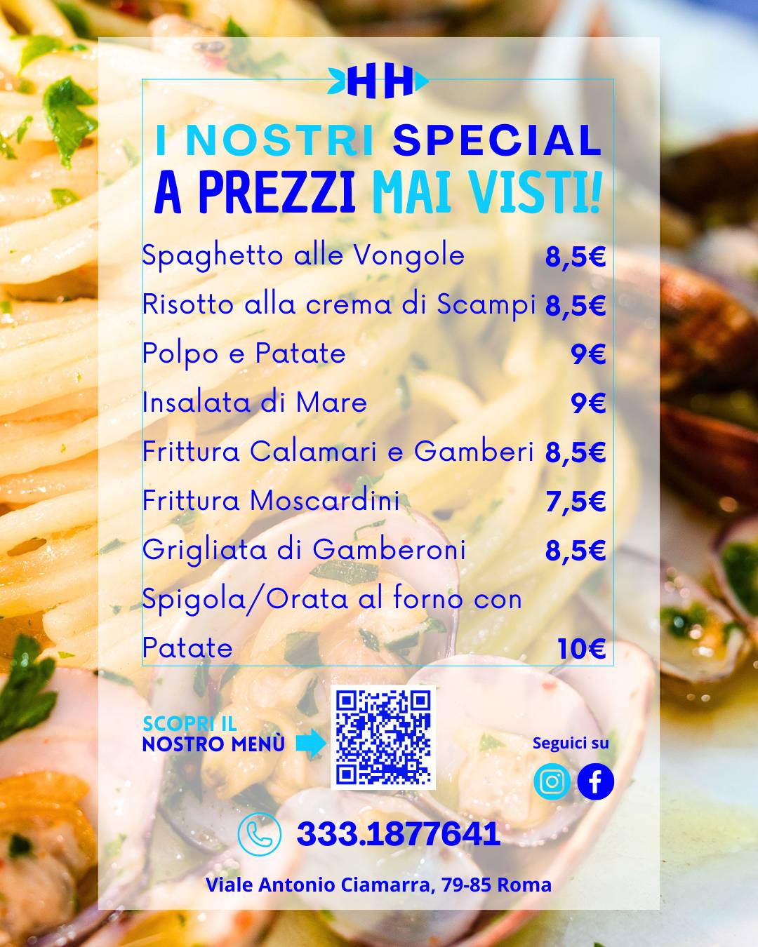 FisHHouse Ristorante меню