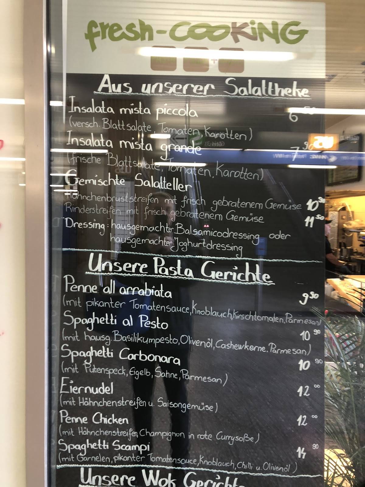 Fresh Cooking меню