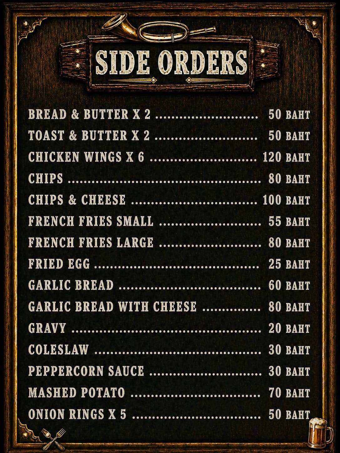 Horn Pub Food & Drinks меню