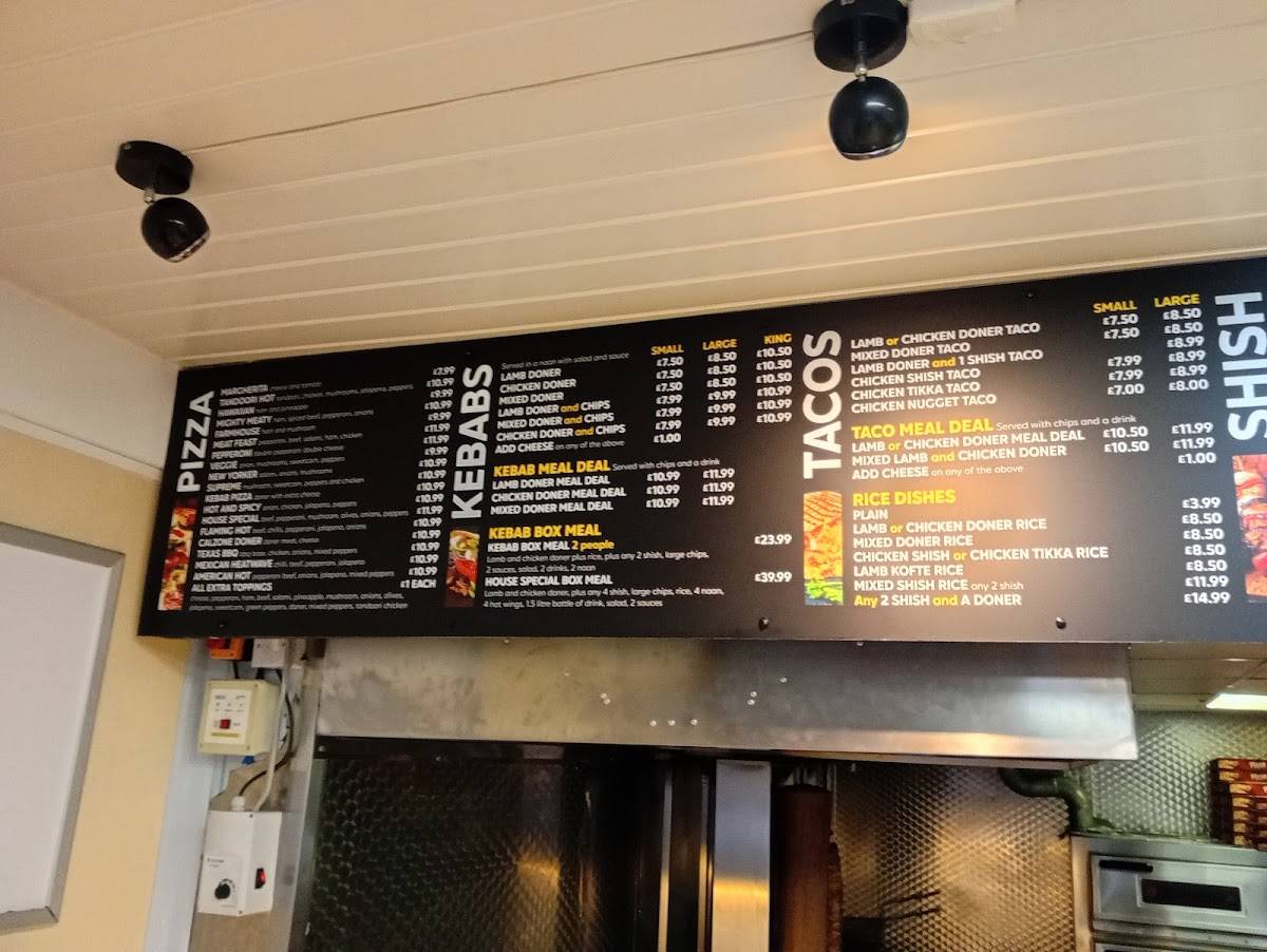 International Kebab & Pizza House меню