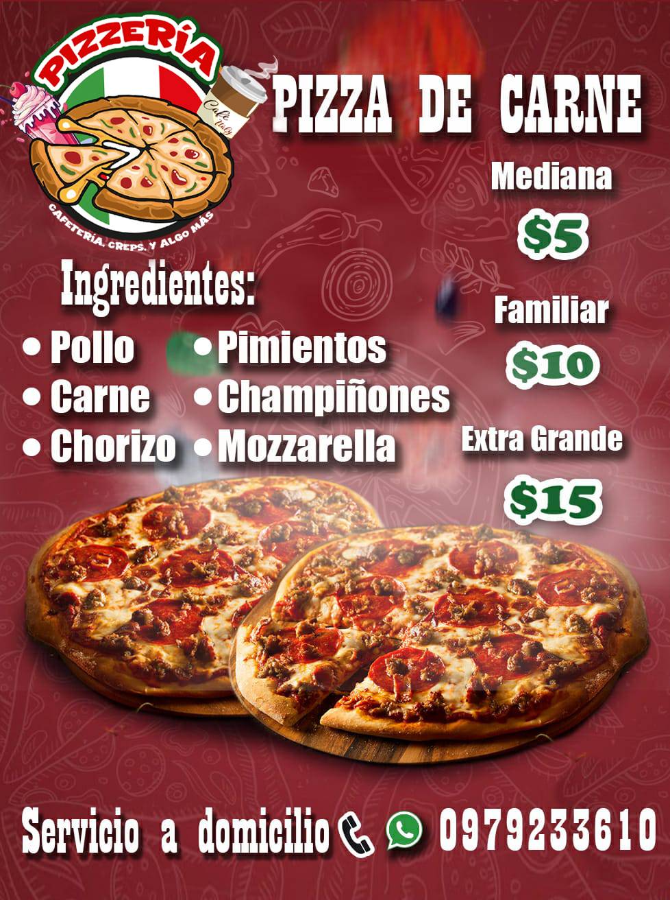 Italy Pizzeria меню