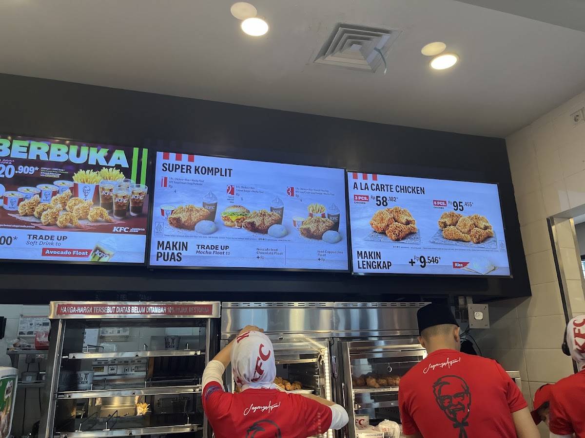 KFC Batam Centre меню