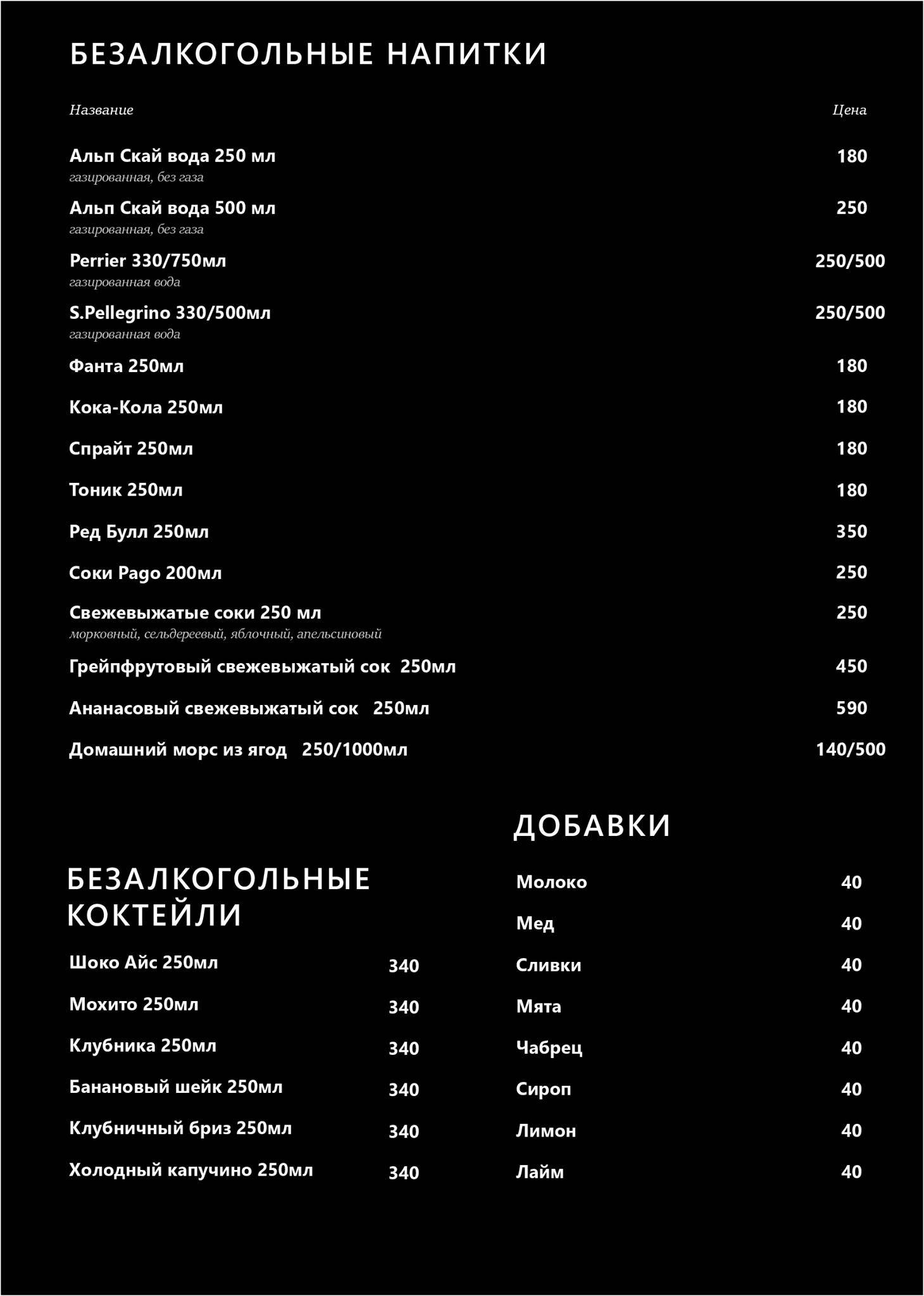 Наблюдатель меню