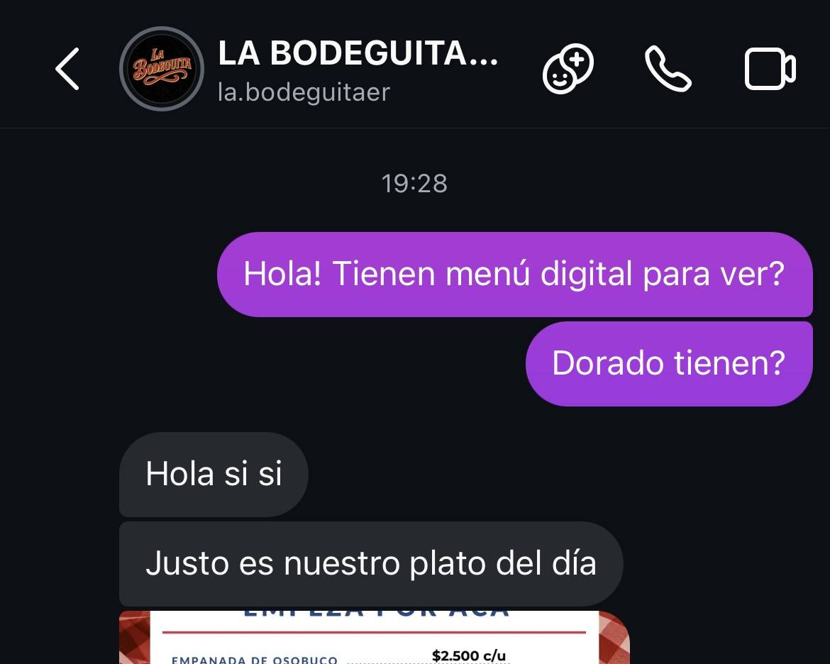La Bodeguita меню