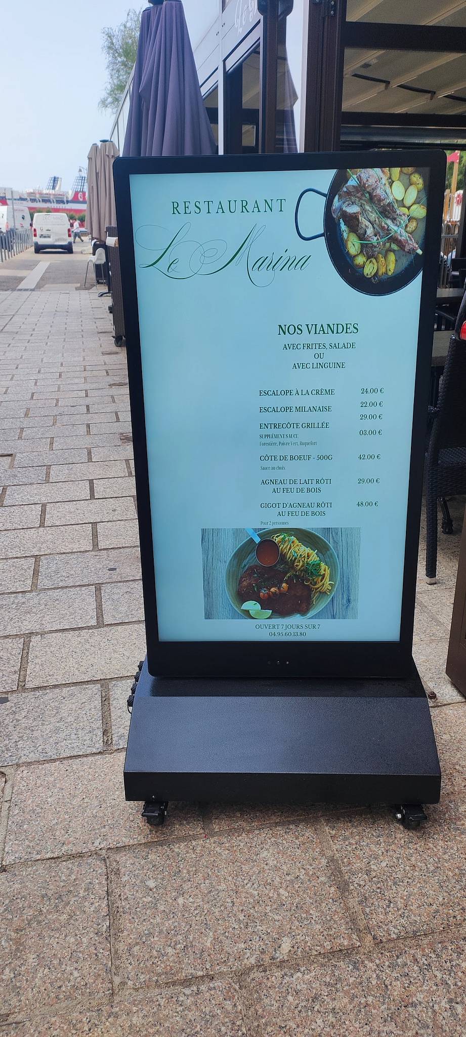 Restaurant Le Marina меню