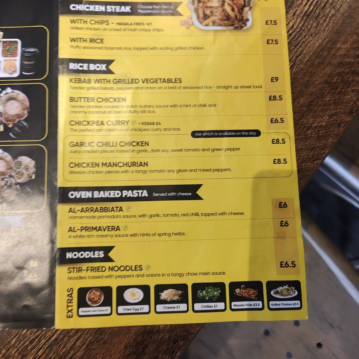 Paratha Box - Edinburgh меню