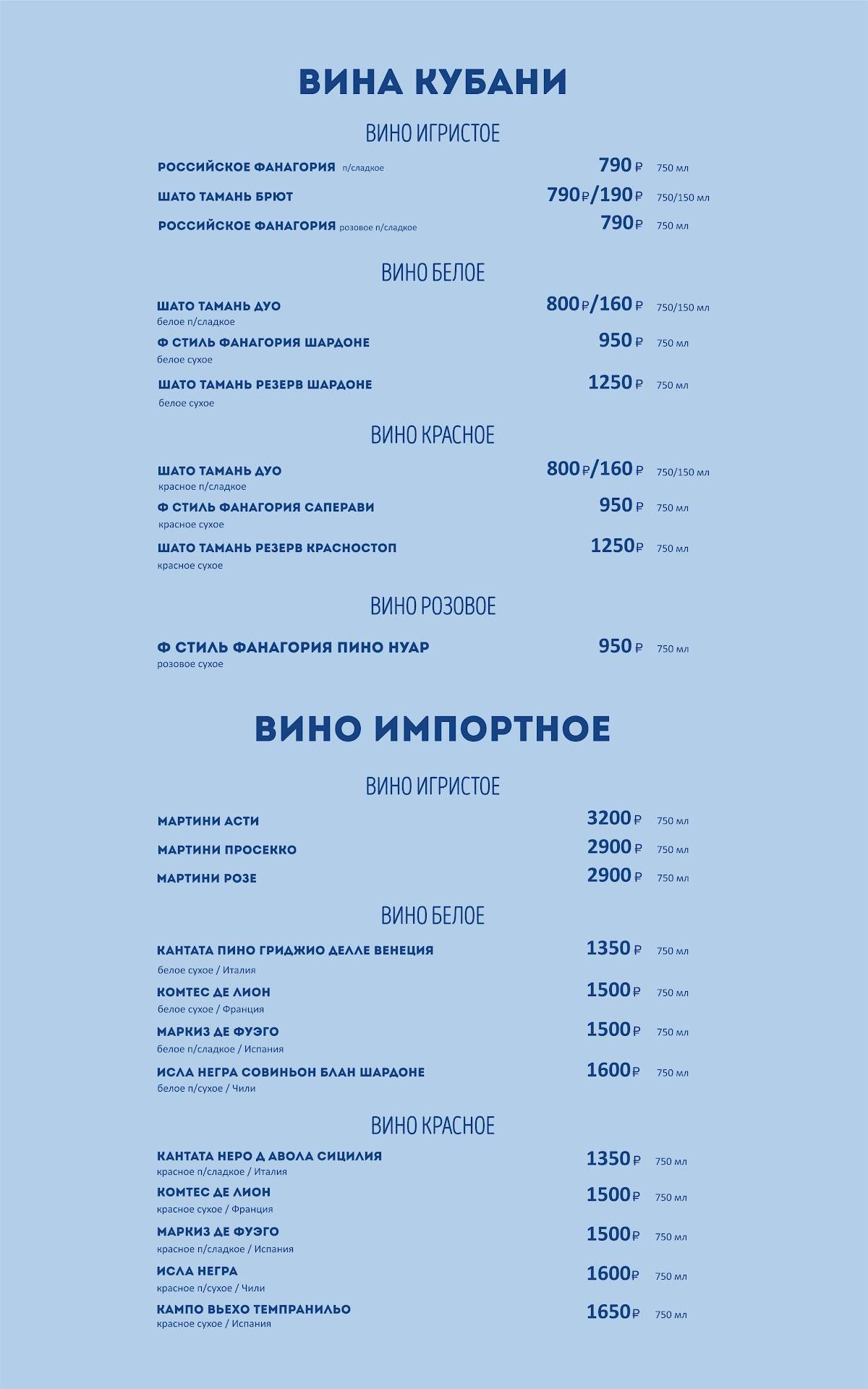 ПроСуши меню