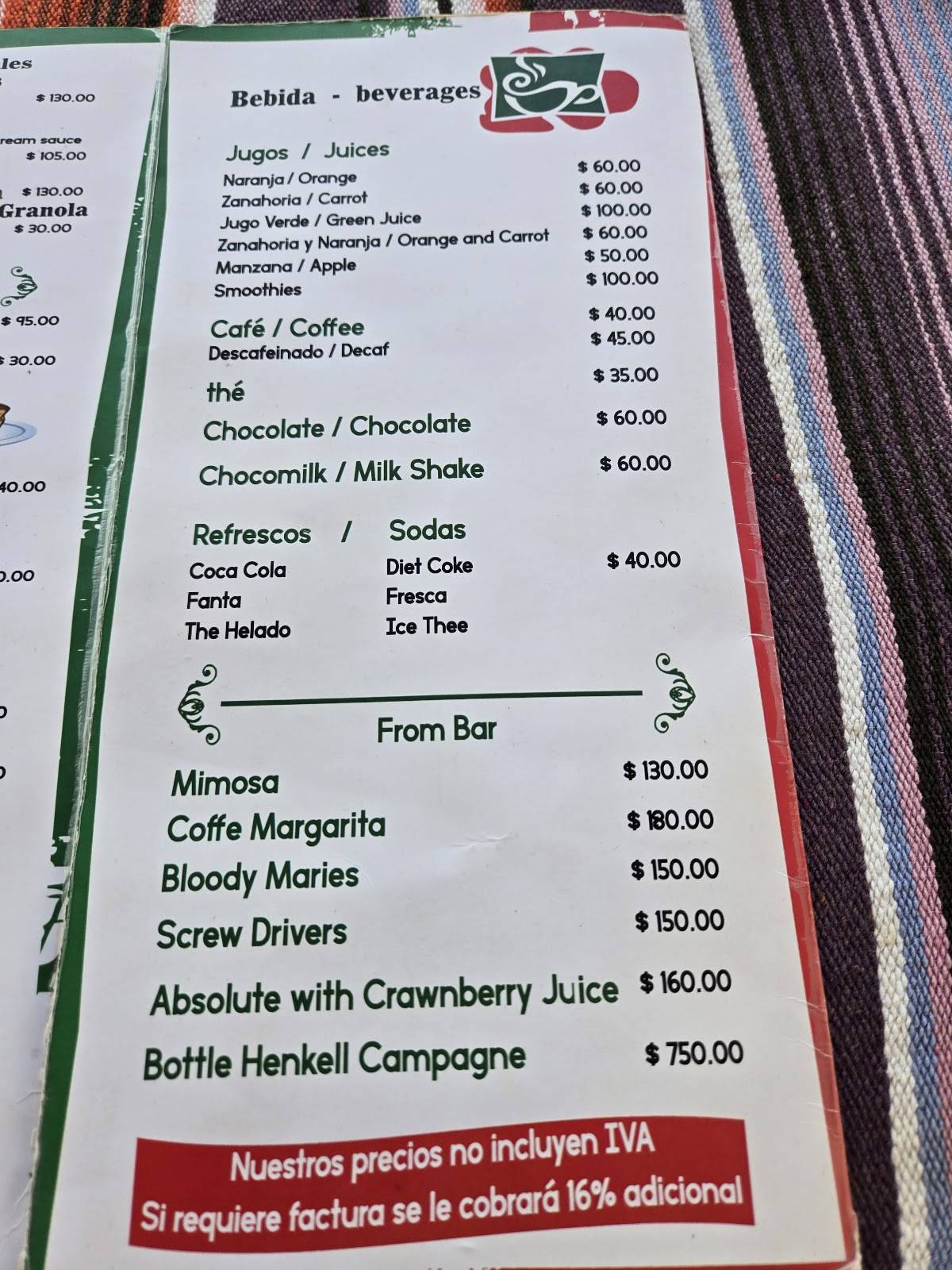 Red Apple Place Restaurant меню