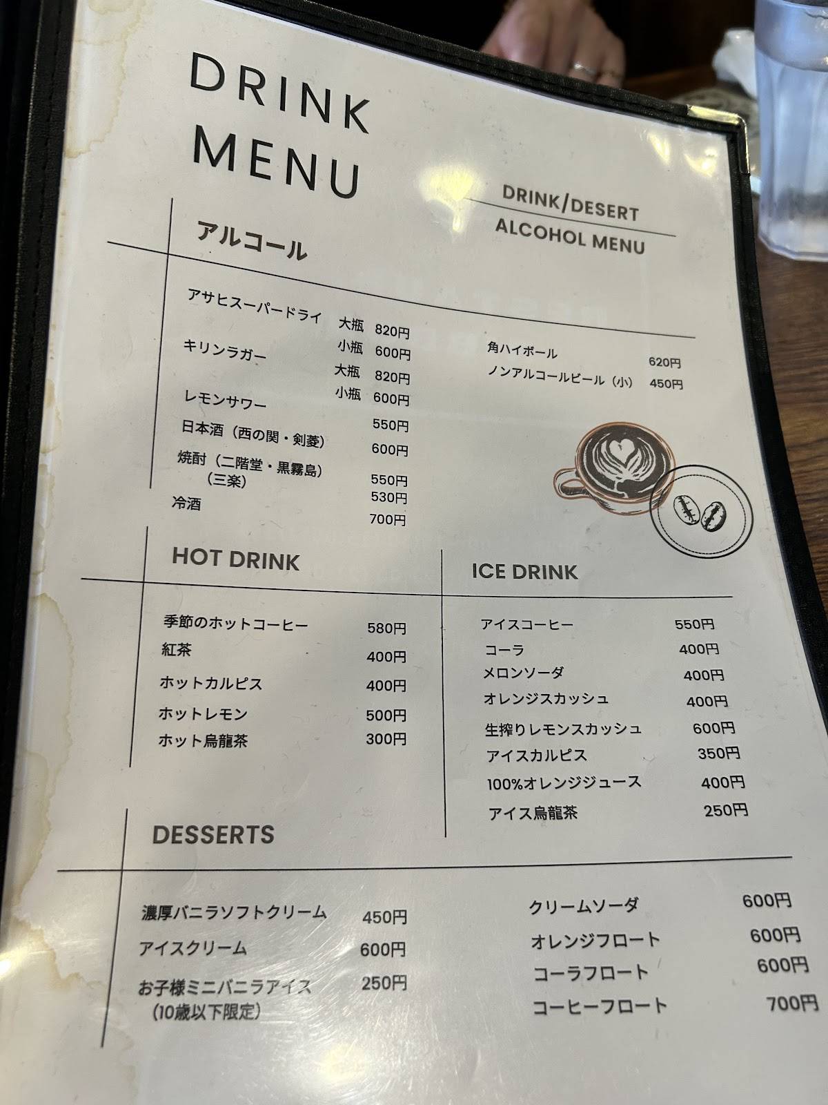 Restaurant Ribbon меню