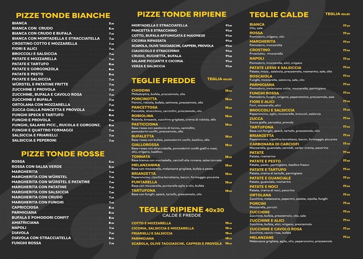 Robbbertone pizza меню