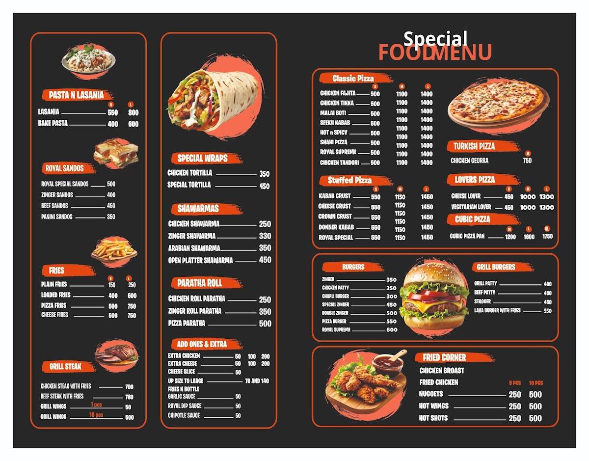 Royal Foods меню