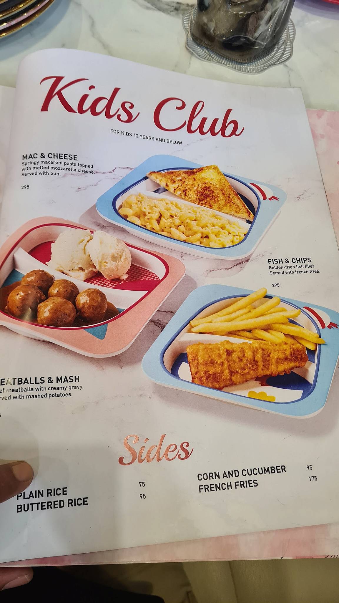 Secret Recipe меню