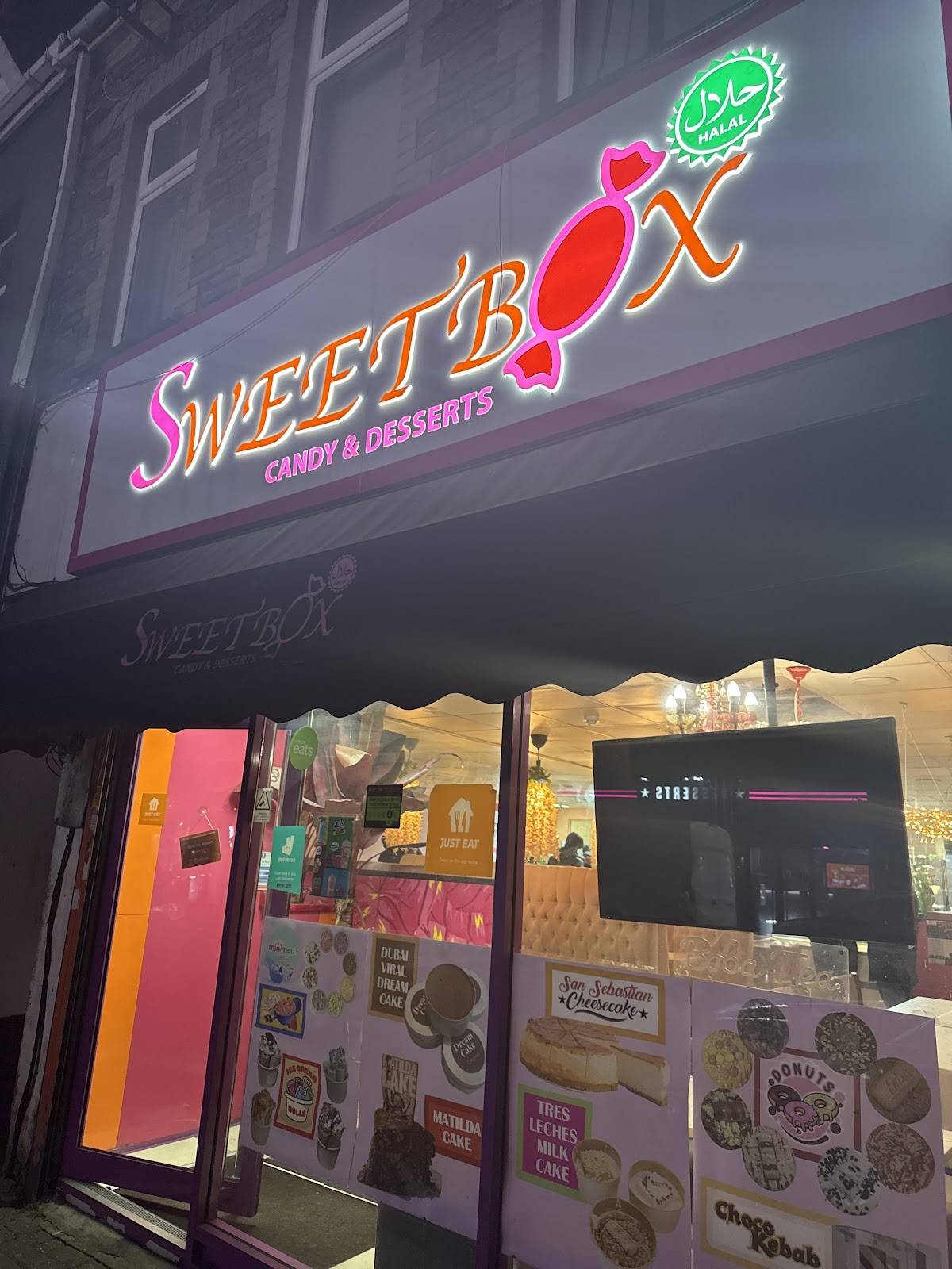 Sweetbox Desserts меню