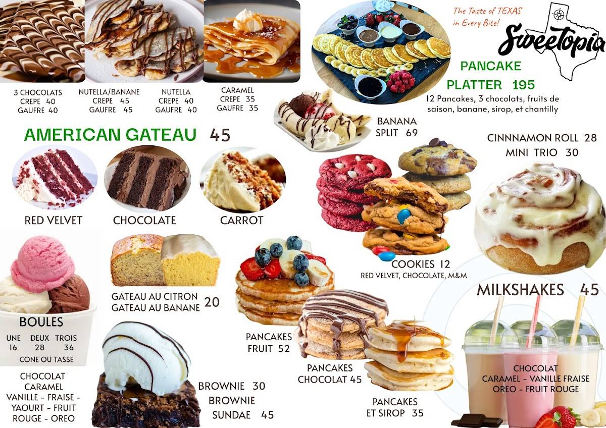 Sweetopia Express меню