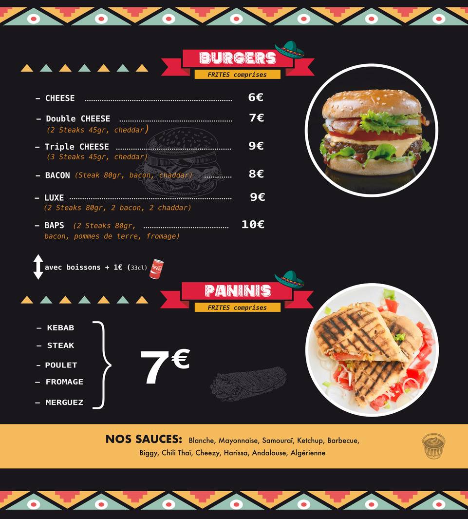 Tacos Segré меню