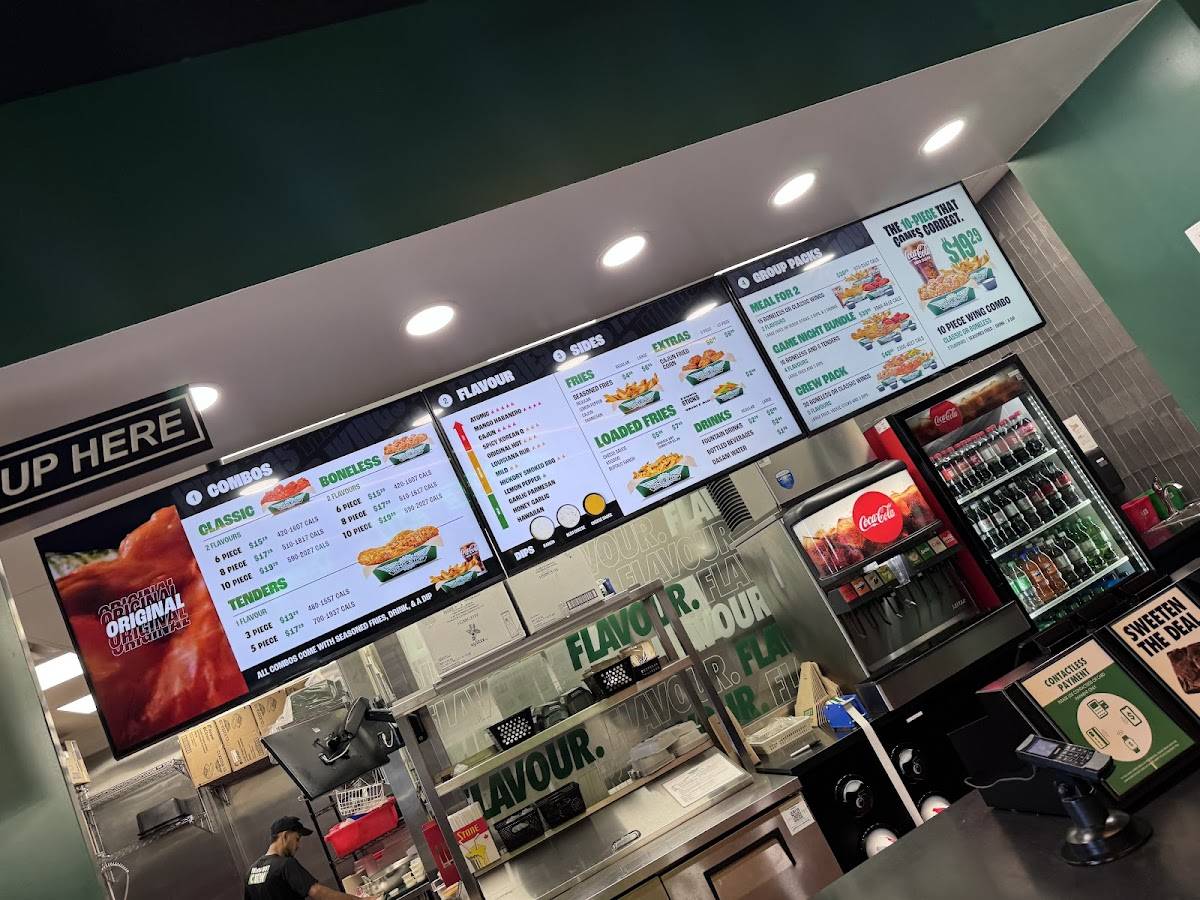 Wingstop меню