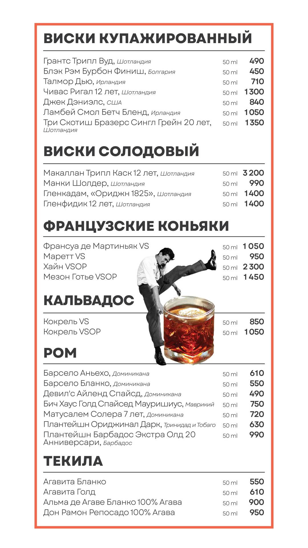 Юность у моря меню