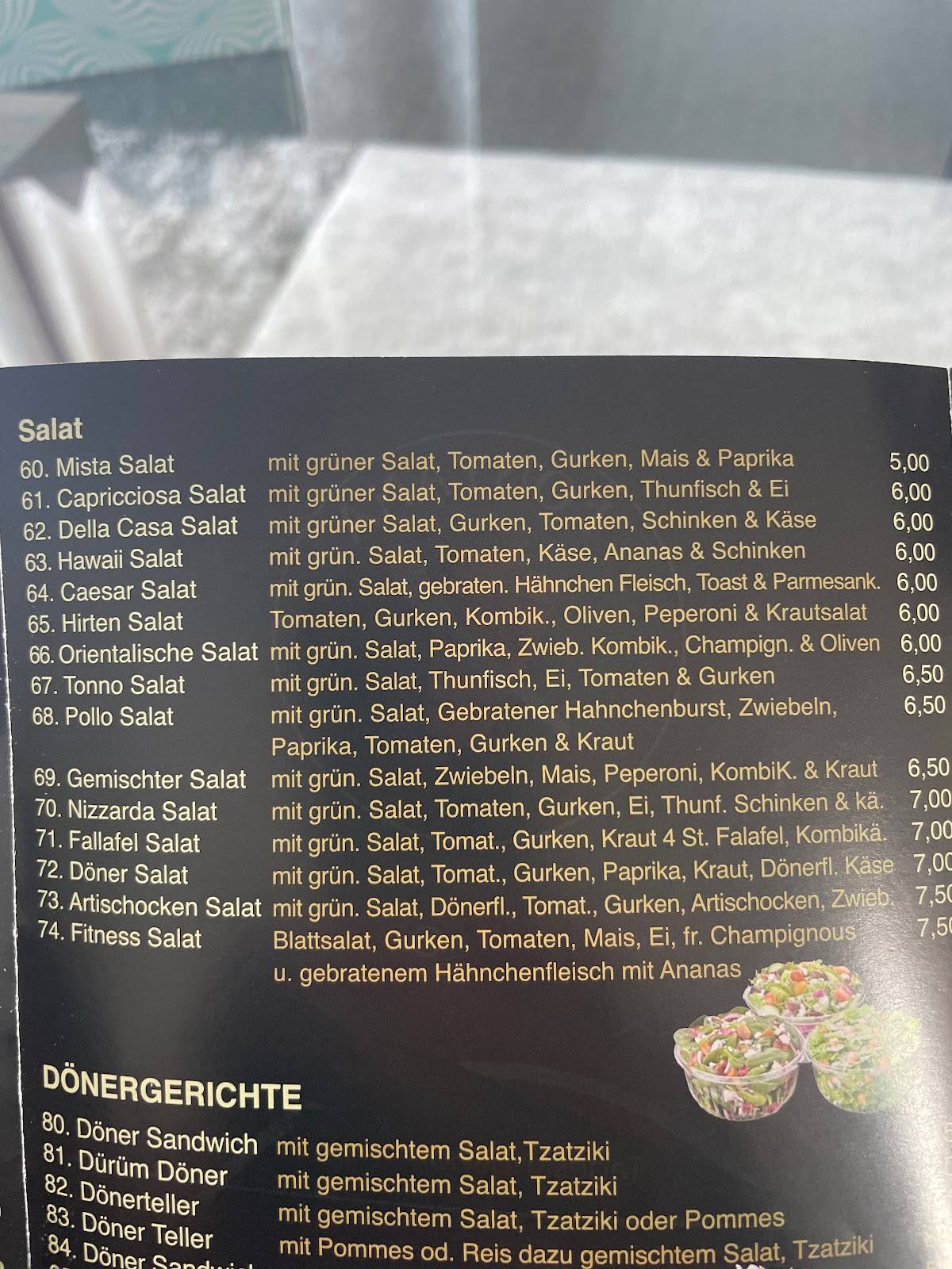 Rheinbacher меню