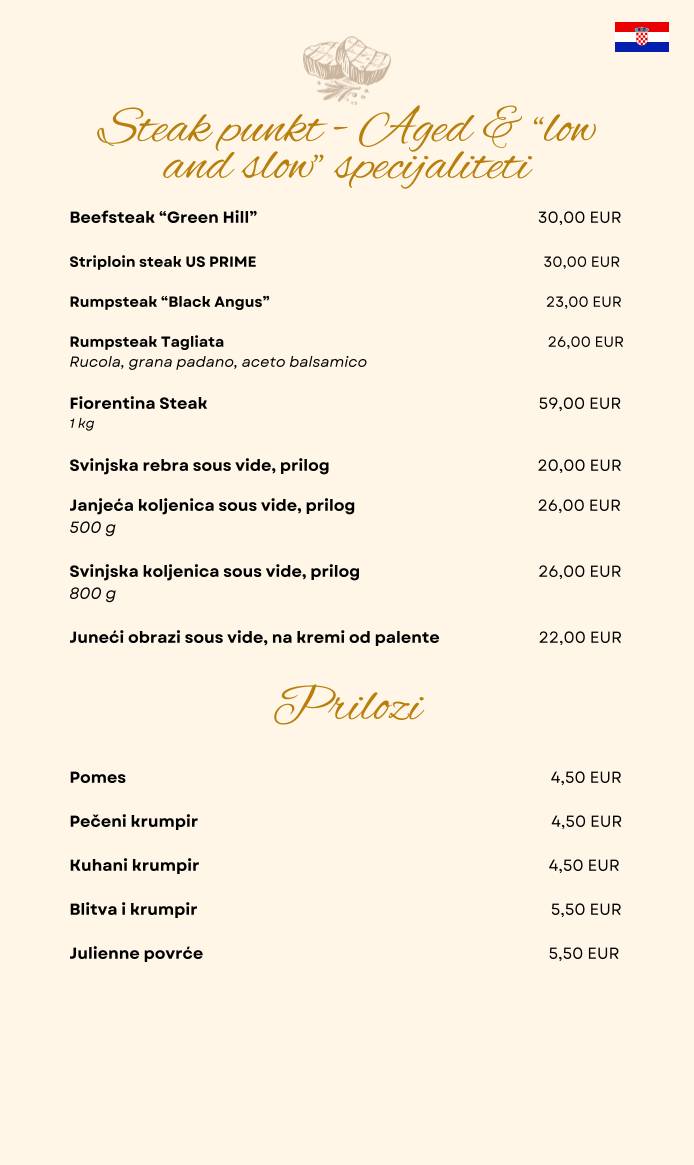 Fine Grill Municipium меню