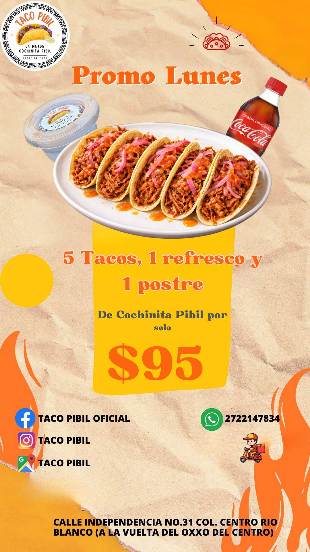 Taco Pibil меню