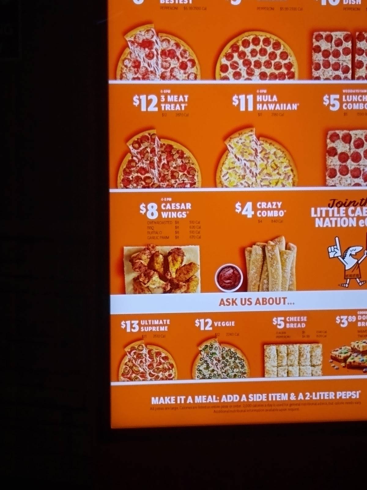 Little Caesars' Pizza меню