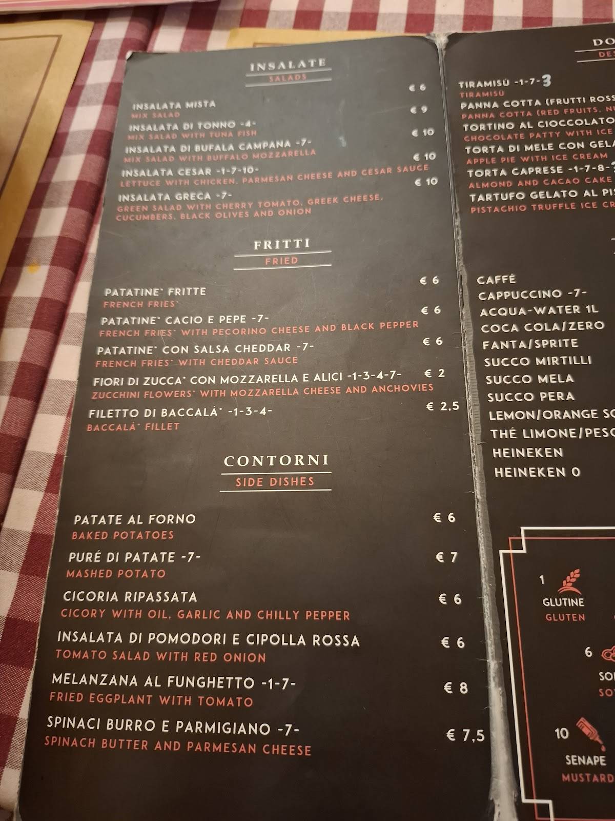 Ristorante Feelsgood меню