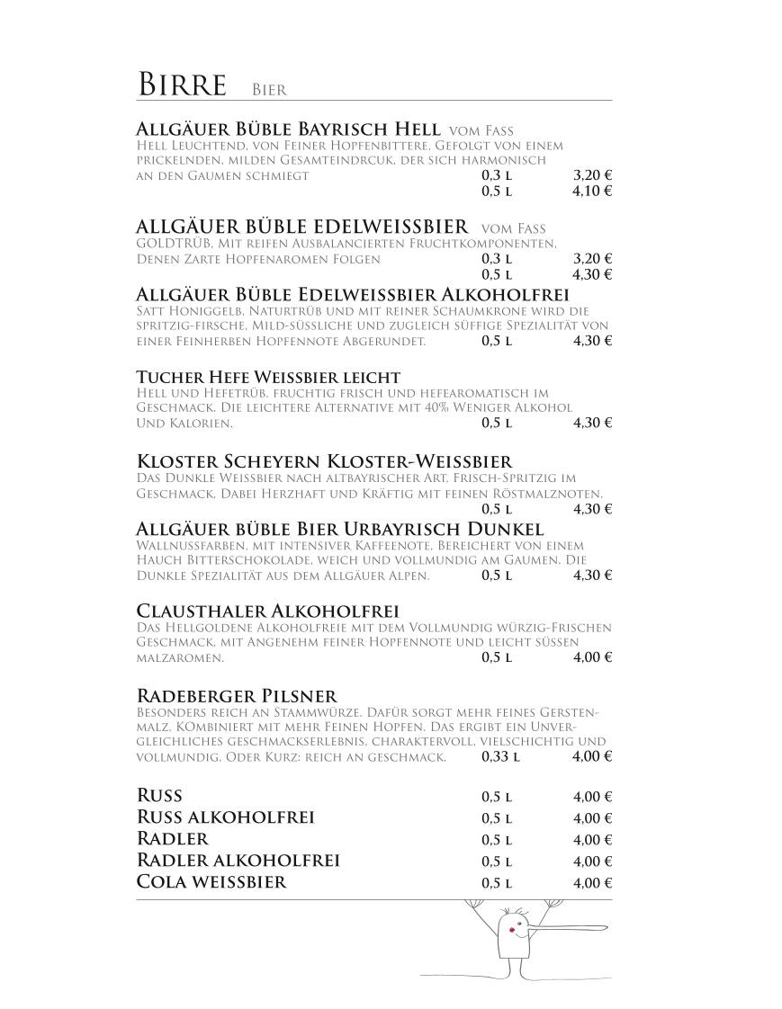 Ristorante Pinocchio Inh. Giuseppe Tedesco меню