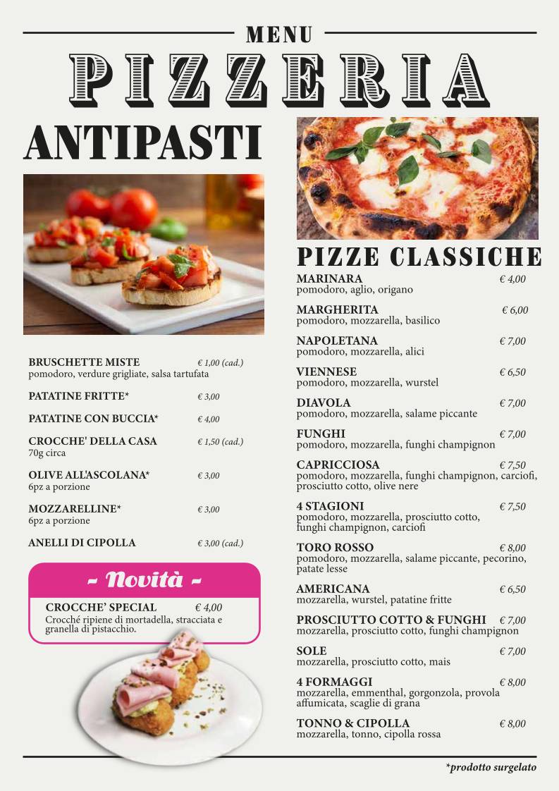 Ristorante Pizzeria "il Castello" di Francesca меню