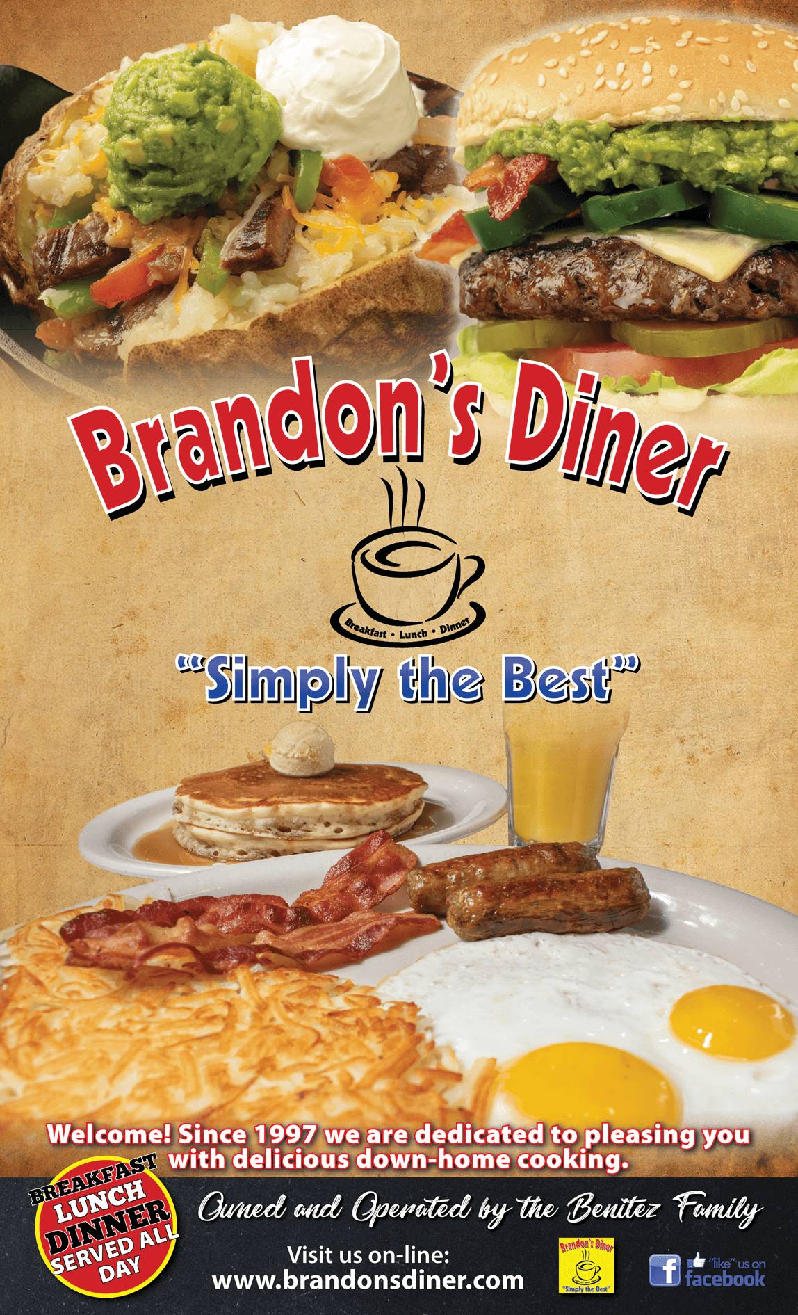 Brandon's Diner меню