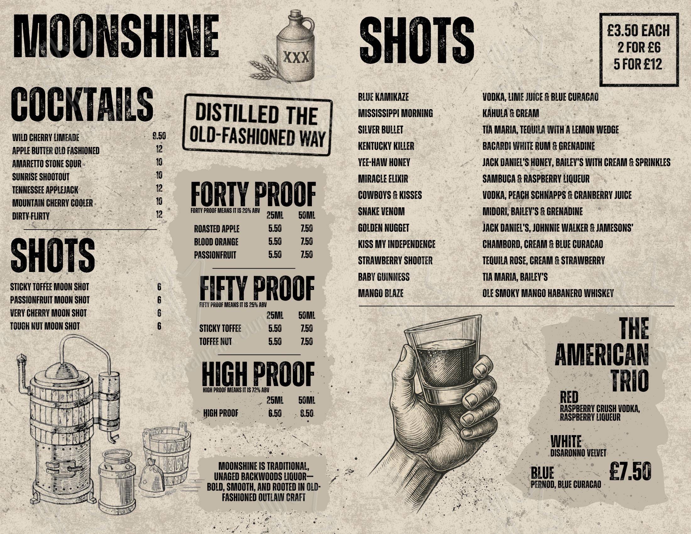 Rodeos BBQ - Wolverhampton в Уольверхэмптоне - Dinner Menu