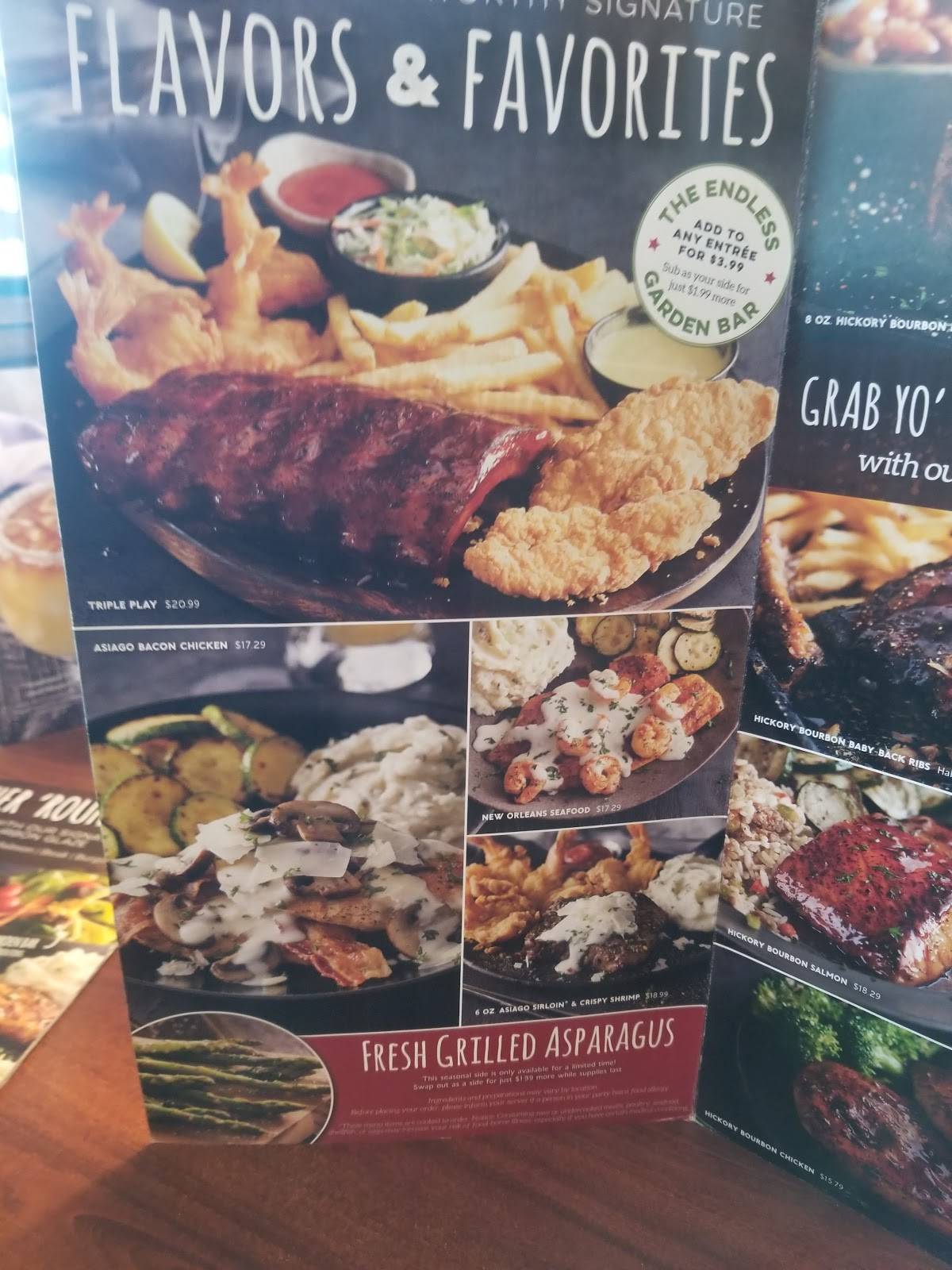 Ruby Tuesday меню