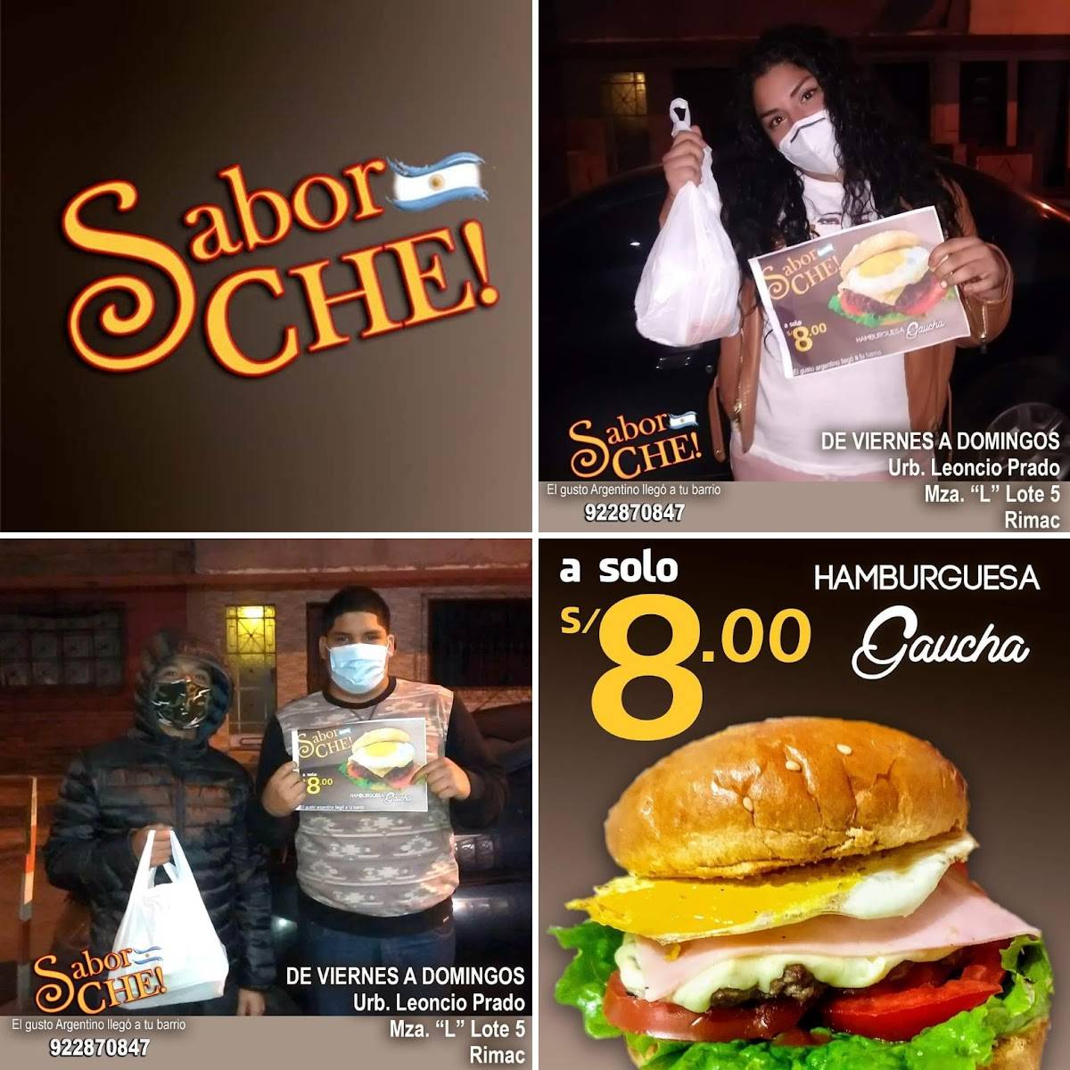 Sabor Che меню