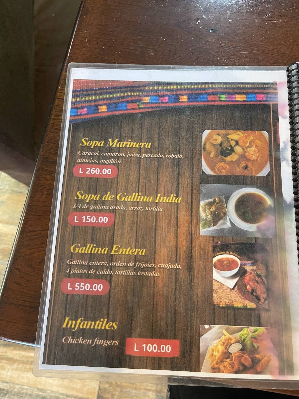 Asados Ruta Maya меню