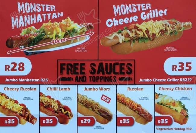 Sausage Saloon меню