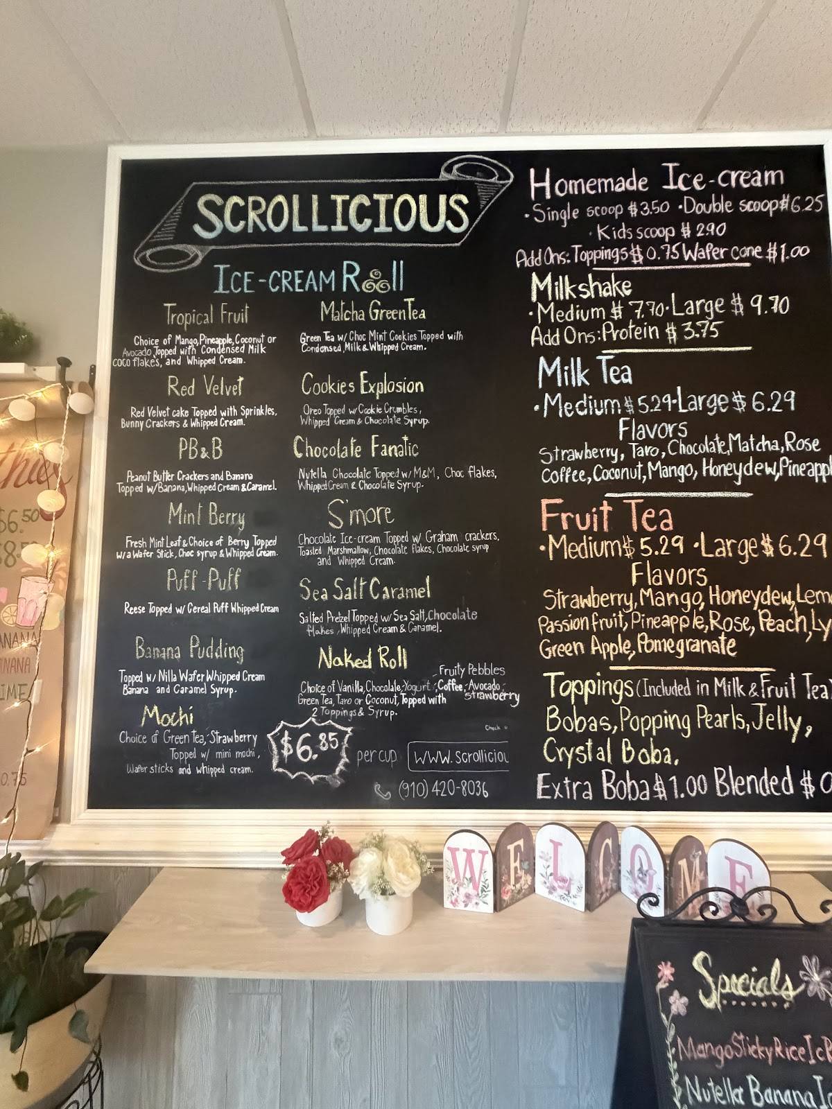 Scrollicious меню
