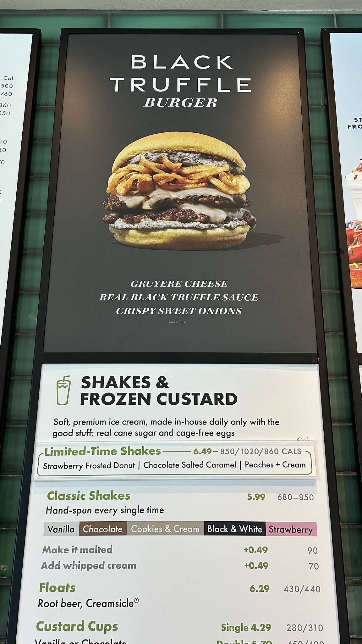 Shake Shack Hilldale Center меню
