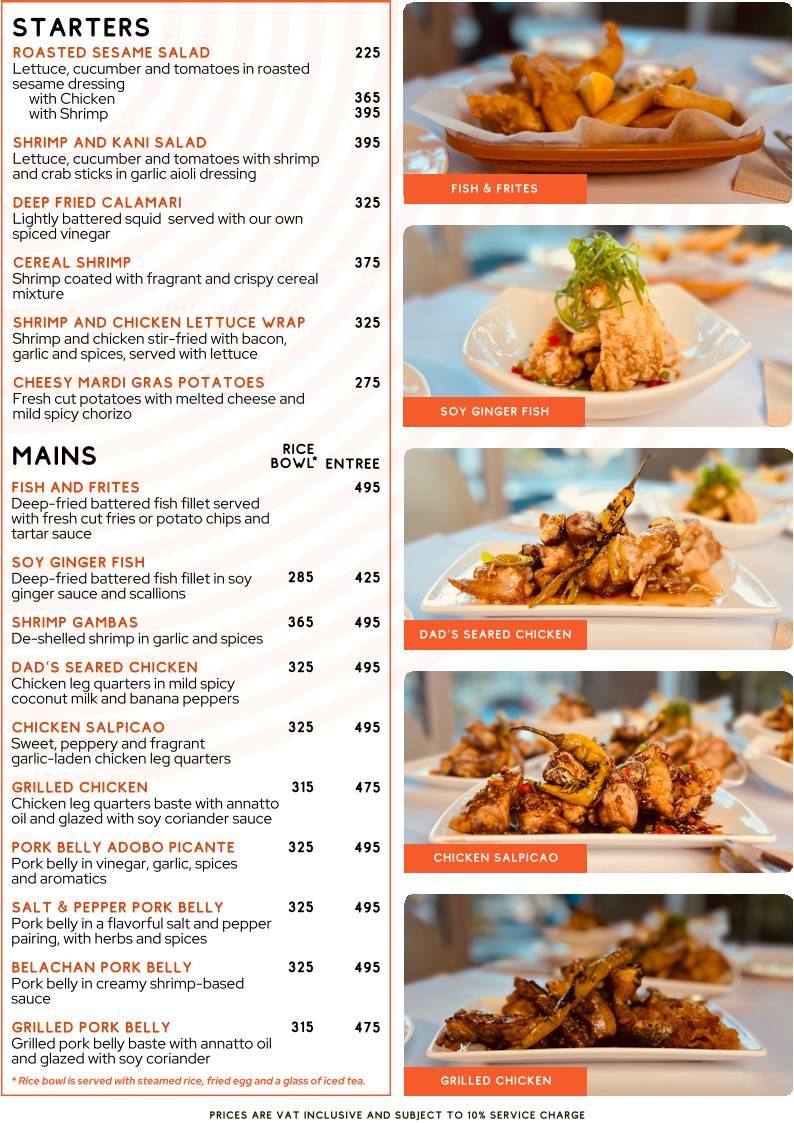 Shrimp Bucket Nuvali меню