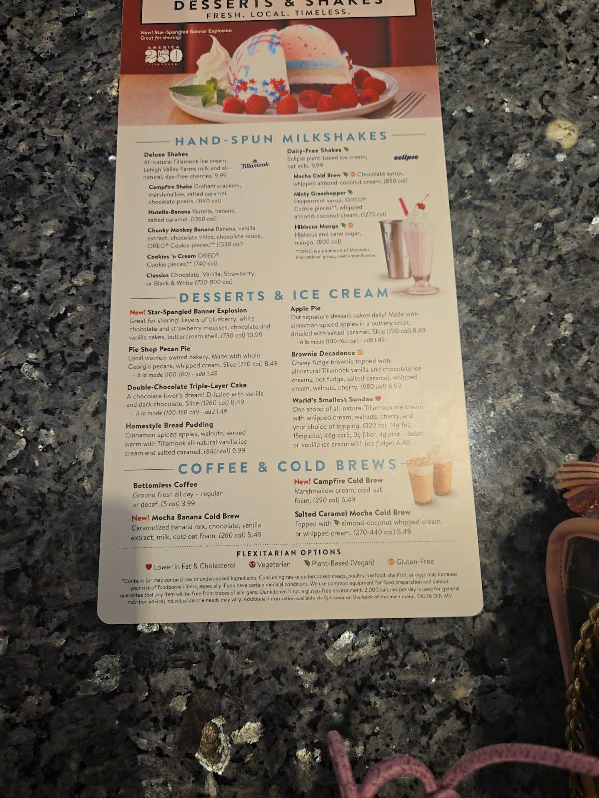 Silver Diner меню