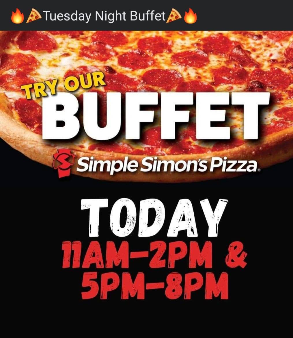Simple Simon's Pizza меню