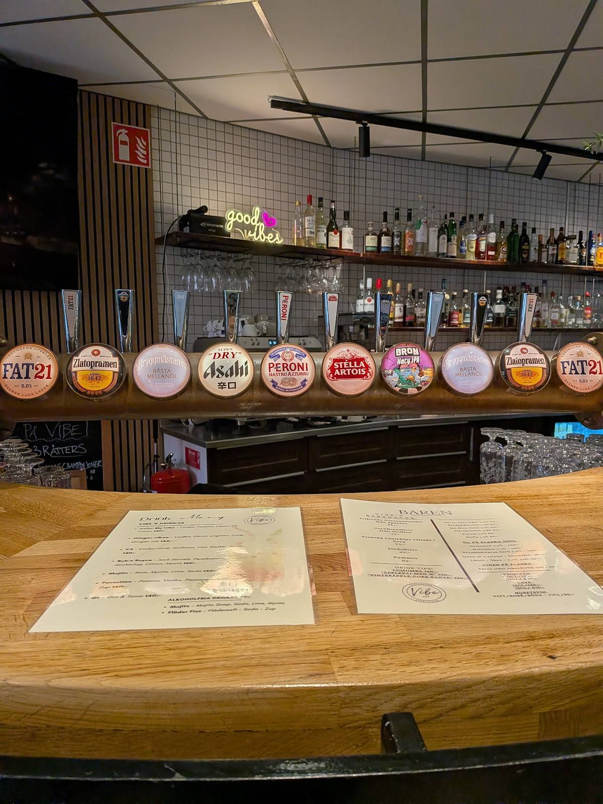 Restaurang Vibe меню