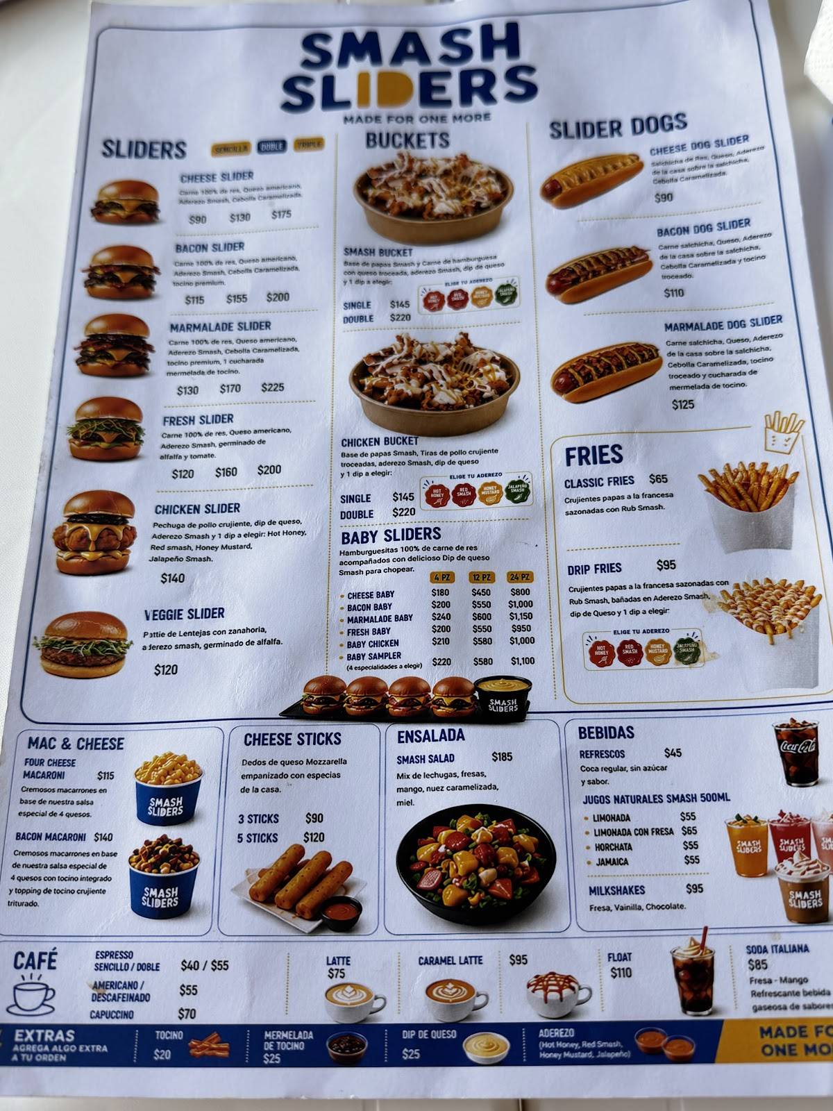 Smash Sliders меню