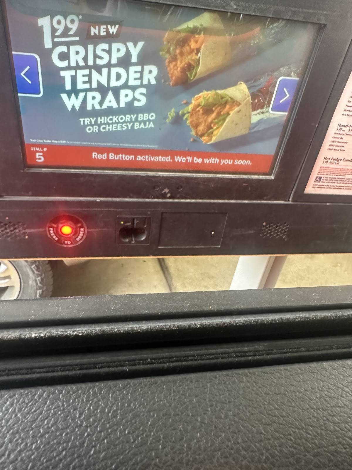 Sonic Drive-In меню