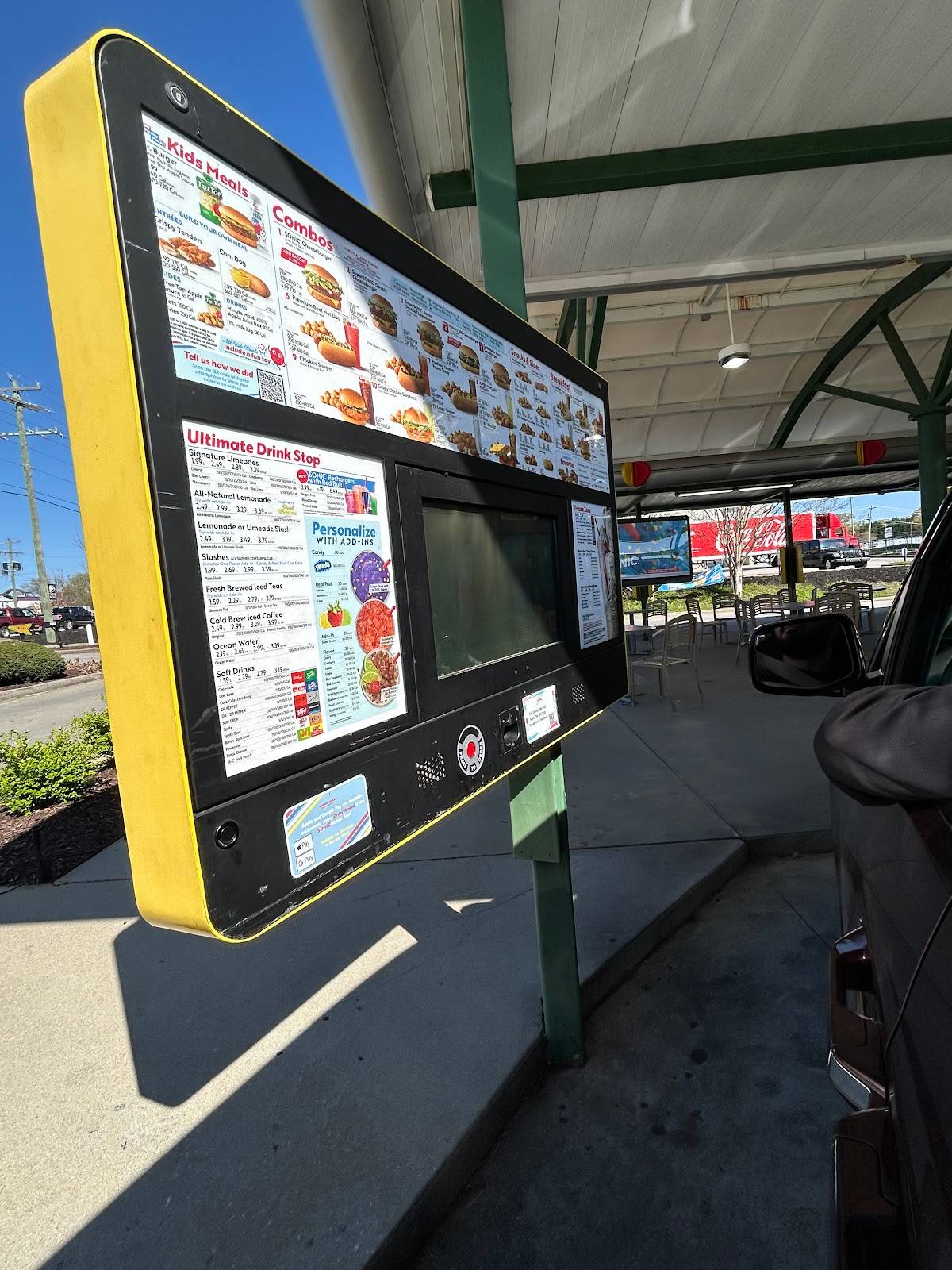 Sonic Drive-In меню