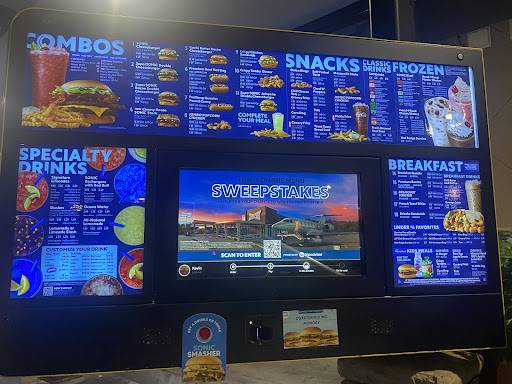 Sonic Drive-In меню